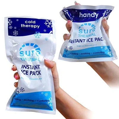 Image of CMS Disposable Medical Sports Injury Instant Freeze Ice Cold Packs Large 9 Pack