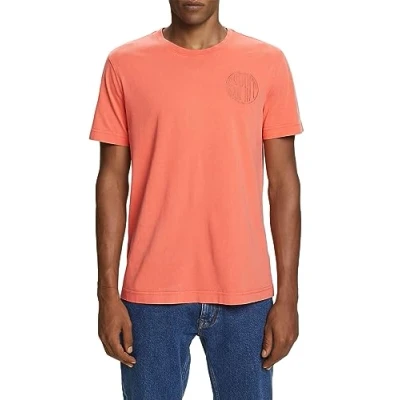 Image of ESPRIT Men&#039;s 083ee2k319 T Shirt, 640/Coral Red, XS