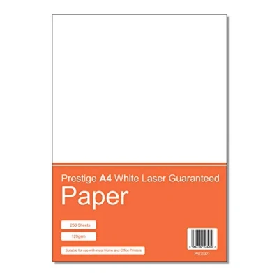 Image of Prestige Premium A4 White Laser Guaranteed Letterhead Paper 120gsm 250 Sheets
