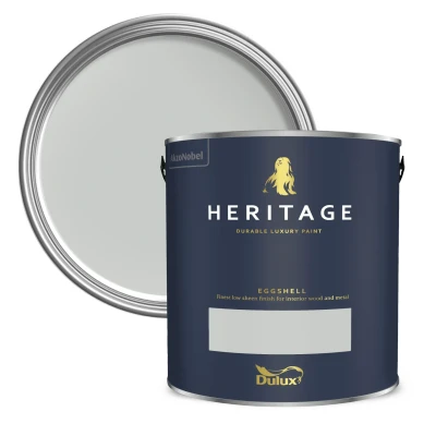 Image of Dulux Heritage Eggshell, Beachcomb Grey 750ml Durable, Low Sheen Finish for Wood &amp; Metal, Interior Trim Paint