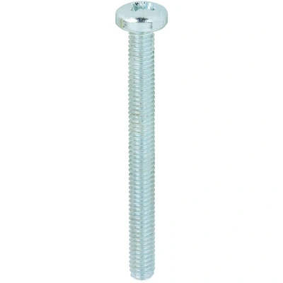 Image of 6x TIMCO Metric Threaded Machine Screws Pz Pan Head Zinc 4040PPM Pack of 100