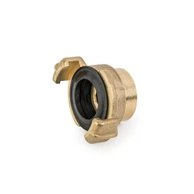 Image of Bradas Geka System BR GK113 4726 Quick Coupling Female Thread Claw 1 Inch Brass