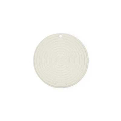 Image of Le Creuset Cool Tool, Pot holder/trivet, Silicone, Round, 20 cm, Meringue, 42404207160000