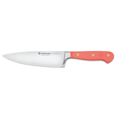 Image of Wüsthof Classic Coral Peach 6 Inch Chef&#039;s Knife