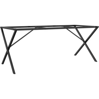 Image of vidaXL Dining Table Legs X Frame 180x80x73 cm Steel