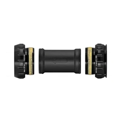 Image of Campagnolo Ekar Pro Tech Bottom Bracket Cups, Outboard BSA Threaded, Black