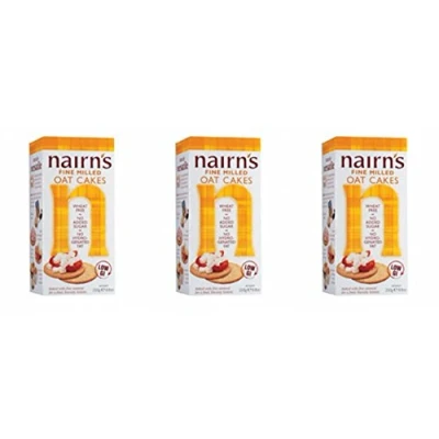 Image of (3 PACK) Nairns Fine Milled Oat Cakes 218g 3 PACK BUNDLE