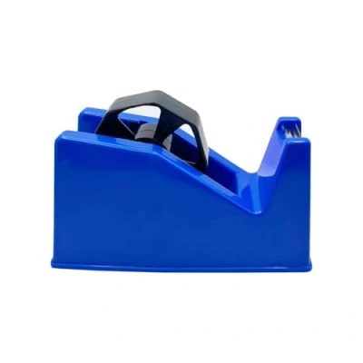 Image of Large Tape Dispenser Heavy Duty Desktop Office SELLOTAPE CELLOTAPE Pack Holder (Blue)