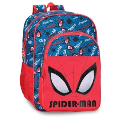 Image of Joumma Marvel Spiderman Authentic School Backpack Red 30x40x13cm Polyester 15.6L, red,