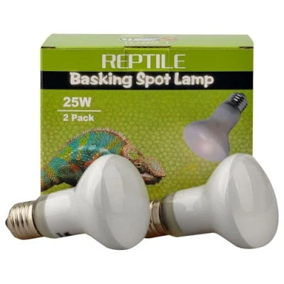 Image of LUCKY HERP Reptile Basking Spot Lamp Heat Bulb,2 Pack (25 watt)
