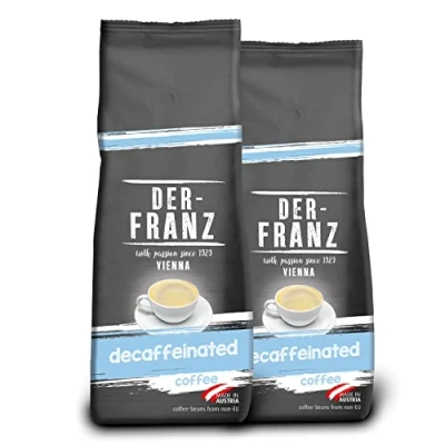 Image of Der Franz Decaffeinated Coffee, ground, 2 x 500 g