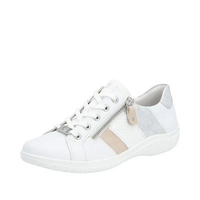 Image of Remonte Women&#039;s D1e00 Sneaker, White Rose Ice 81, 3.5 UK