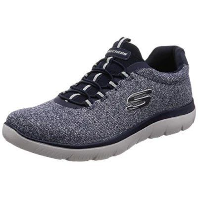 Image of Skechers Men&#039;s Satisfaction Flash Point Sneakers, Blue(Navy/Black), 8 UK (42 EU (9 M US))