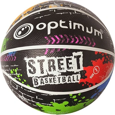 Image of Optimum Basketball Balls Durable Korean Rubber, All Weather Grip, Regulation Weight, Versatile for Indoor/Outdoor Play, Enhanced Control &amp; Precision Youth Adults