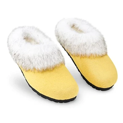 Image of DUNLOP Slippers for Ladies (8, Mustard, numeric_8)