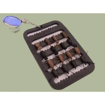 Image of Beetles. Trout Flies, 16 Fishing mixed size, on a fly patch with zinger