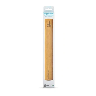 Image of The Humble Co. Bamboo Toothbrush Case for Adults Biodegradable, Eco Friendly, Vegan Your Everyday Oral Care, Dentist Approved (1 Pack)