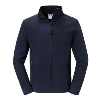 Image of Russell Athletic Mens Essential Soft Shell Jacket (French Navy) Size 3XL