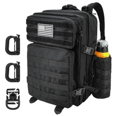 Image of Hannibal Tactical MOLLE Assault Pack, Backpack Military Army Camping Rucksack, 3 Day Pack
