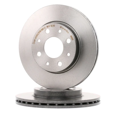 Image of 46788929, 51742727, 6001073180, 71773406 Brake DISC BREMBO Coated LINE 09.8616.11 240mm 20mm 4 internally vented FIAT: 500 C Convertible