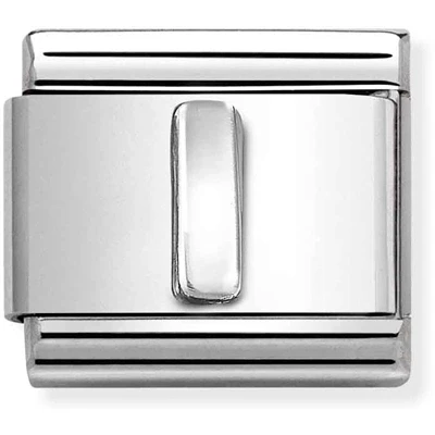 Image of Nomination Classic Oxidised Silver I Letters &amp; Numbers Charms