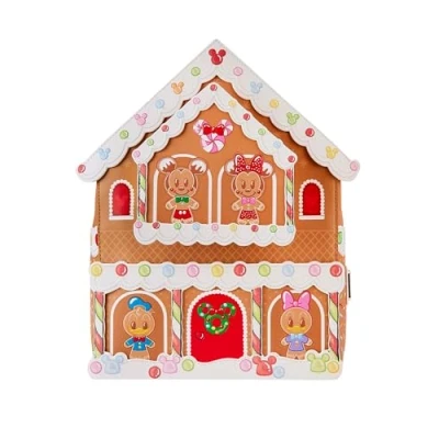 Image of Loungefly X Disney Mickey and Friends Gingerbread House Mini Backpack Disneybound Lovers