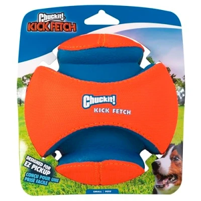 Image of Chuckit! Kick Fetch Increased Visibility Dog Toy Throw or for Dogs, Small, 14 cm