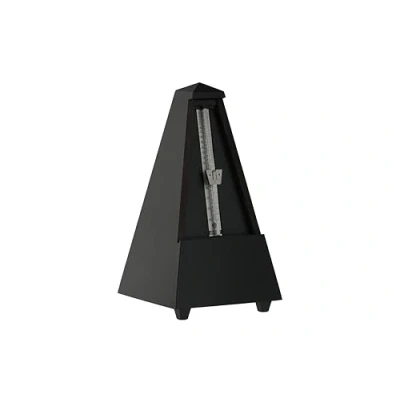 Image of Wittner 903815Traditional Maelzel Pyramid Metronome Wooden Case with Bell and Black Matt