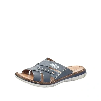 Image of Rieker Men&#039;s 25199 Mules, Blau (Denim/Jeans / 14), 6.5 UK
