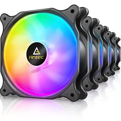 Image of Antec 120mm Case Fan, RGB Fans, 5 Packs PC 4 PIN RGB, F12 Series