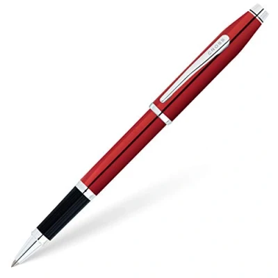 Image of Cross Century II Limited Edition Rollerball Pen Black Ink Medium Line Width Includes Premium Gift Box Red Lacquer