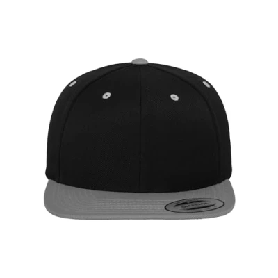 Image of Flexfit Classic Snapback 2TONE Cap, Size: One Size, Black/silver