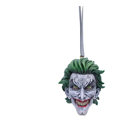 Image of Nemesis Now the Joker Hanging Ornament, 7cm, Resin, Green, Officially Licensed DC Merchandise, Cast in Finest Expertly Hand Painted
