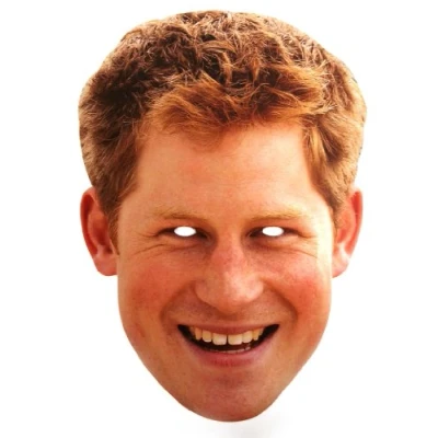 Image of Prince Harry mask