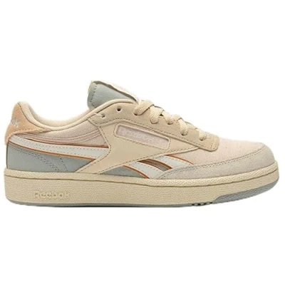 Image of Reebok Unisex Club C Revenge Tennis Shoes, Tapioca/Chalk/GREY1, 3.5 UK