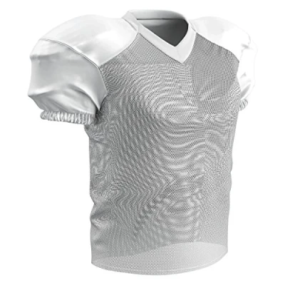 Image of Champro Mens Time Out Polyester Practice Football Jersey, White, 3XL EU