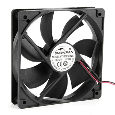 Image of sourcing map 120mm x 25mm 12V DC Cooling Fan Long Life Sleeve Bearing PC Case