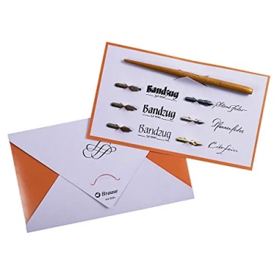 Image of Herbin Brause Number 1 Calligraphy and Writing Set