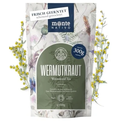 Image of Wormwood Tea Monte Nativo (300 g) 100% pure and natural herb with no additives as herbal or a gift Aromatic Fruit Hot Ice