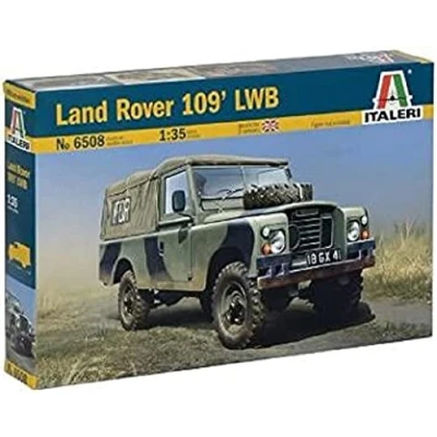 Image of Italeri ITA6508 LAND ROVER 109LWB Model kit, Green, 125mm Length