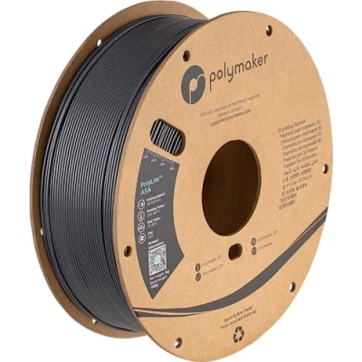 Image of Polymaker ASA Filament 1.75mm Dark Grey, 1kg 3D Printer Filament, Heat &amp; Weather Resistant Perfect for Printing Outdoor Functional Parts, Dimensional Accuracy +/ 0.03mm