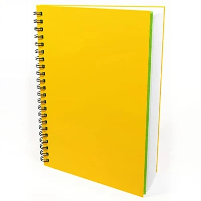 Image of Artgecko Mixed Media Sketch Book (Yellow) 80 Pages (40 Sheets) 150gsm White Cartridge Paper