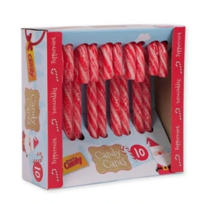 Image of Peppermint Candy canes Christmas Suitable for Vegetarian and Vegan (20X Large, Red &amp; White)