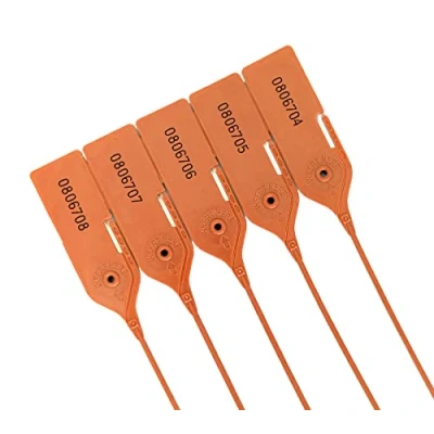 Image of 100 x Security Seals, 300mm Pull Tight Quick Release Numbered Tags, UK Anti Tamper Seals