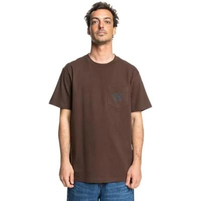 Image of DC Shoes STAR Pocket HSS Basic Tshirt, Men&#039;s, Size: XS, Ctl coffee bean