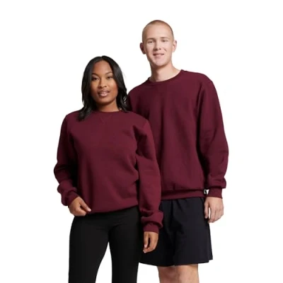 Image of Russell athletic Men&#039;s Medium sweatshirts, Maroon, M UK