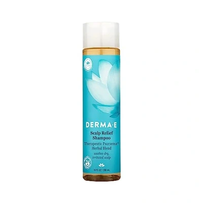 Image of DERMA E Scalp Relief Shampoo with Psorzema Herbal Blend, 8 Fl Oz