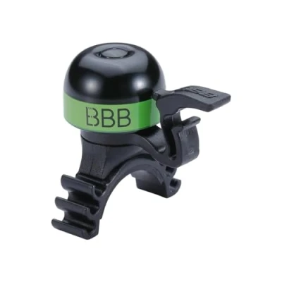 Image of BBB Bike Bell Mini Handlebar Sound for Road Mountain and Racing Bikes Green MiniFit 16