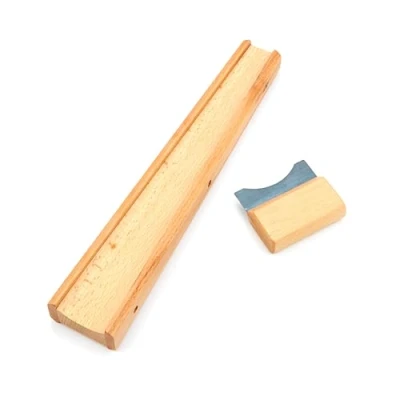 Image of Wooden Violin Fretboard Tool Fingerboard Clamp Holder Scraper Making Luthier Tools