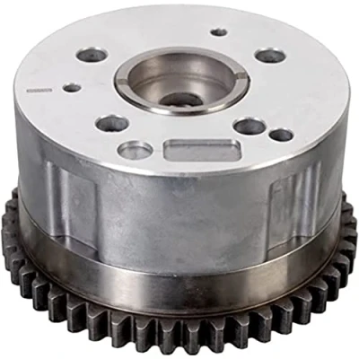 Image of 243502B000, 243502B010 Camshaft Adjuster FEBI BILSTEIN 175345 Intake Side without screw KIA: RIO 3